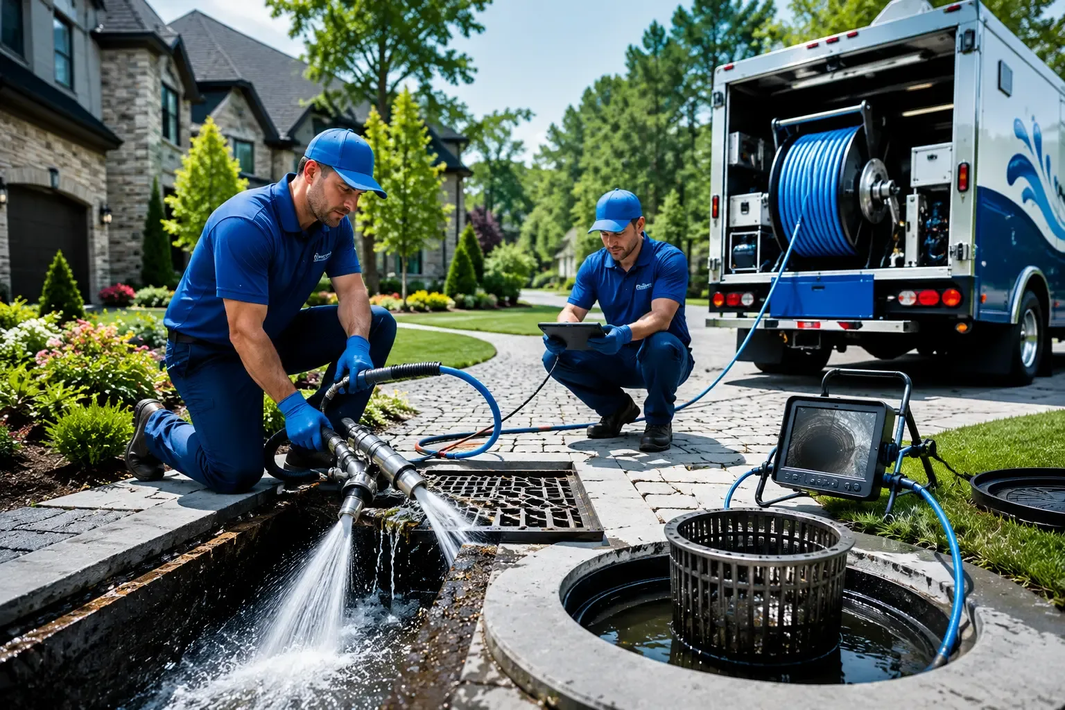 Local outdoor drain cleaning professionals in Garciasville, TX